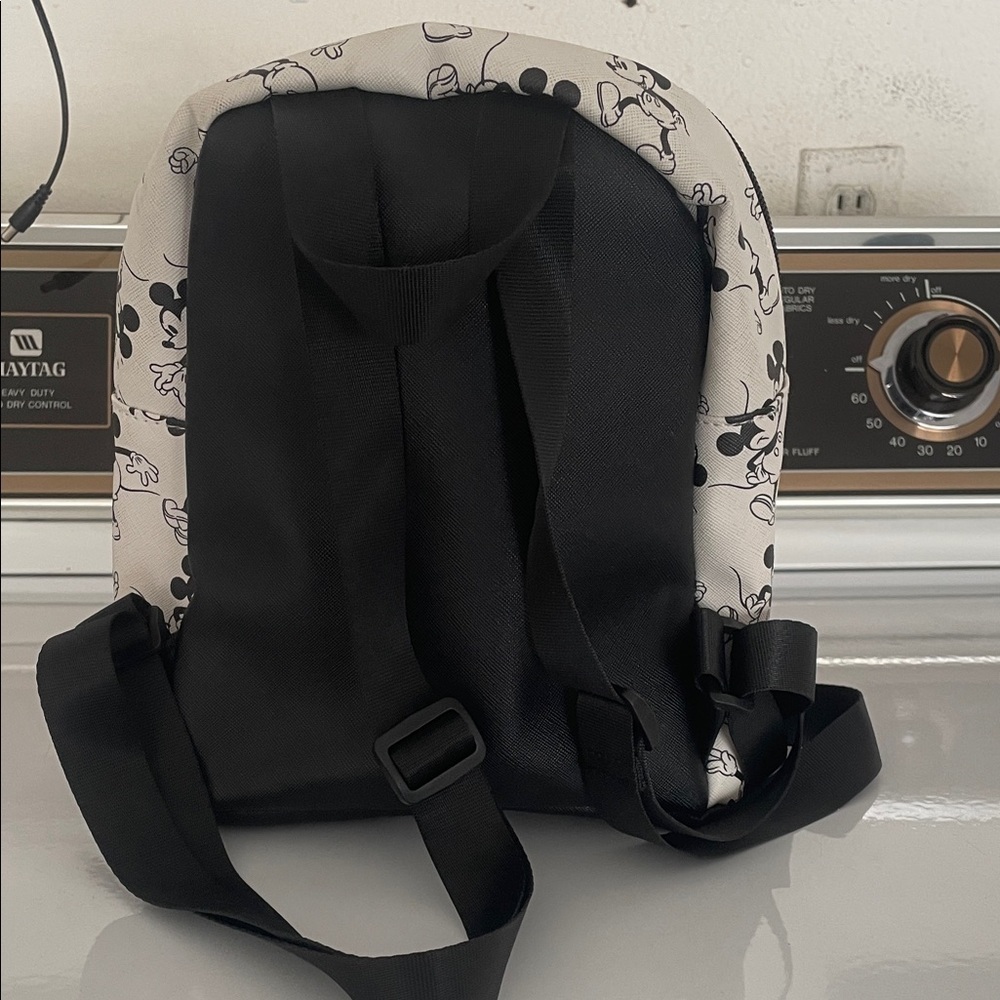 Mickey Mouse Kids Backpack - Black and White - Picture 2 of 4